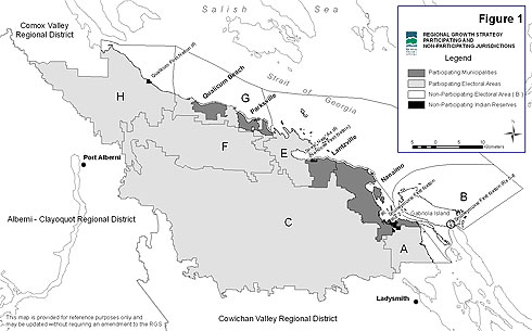 map of the area where the RGS applies