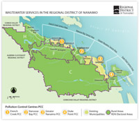 Map of Wastewater Services