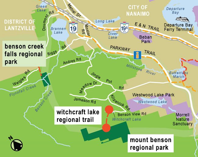 Witchcraft Lake Regional Trail Map